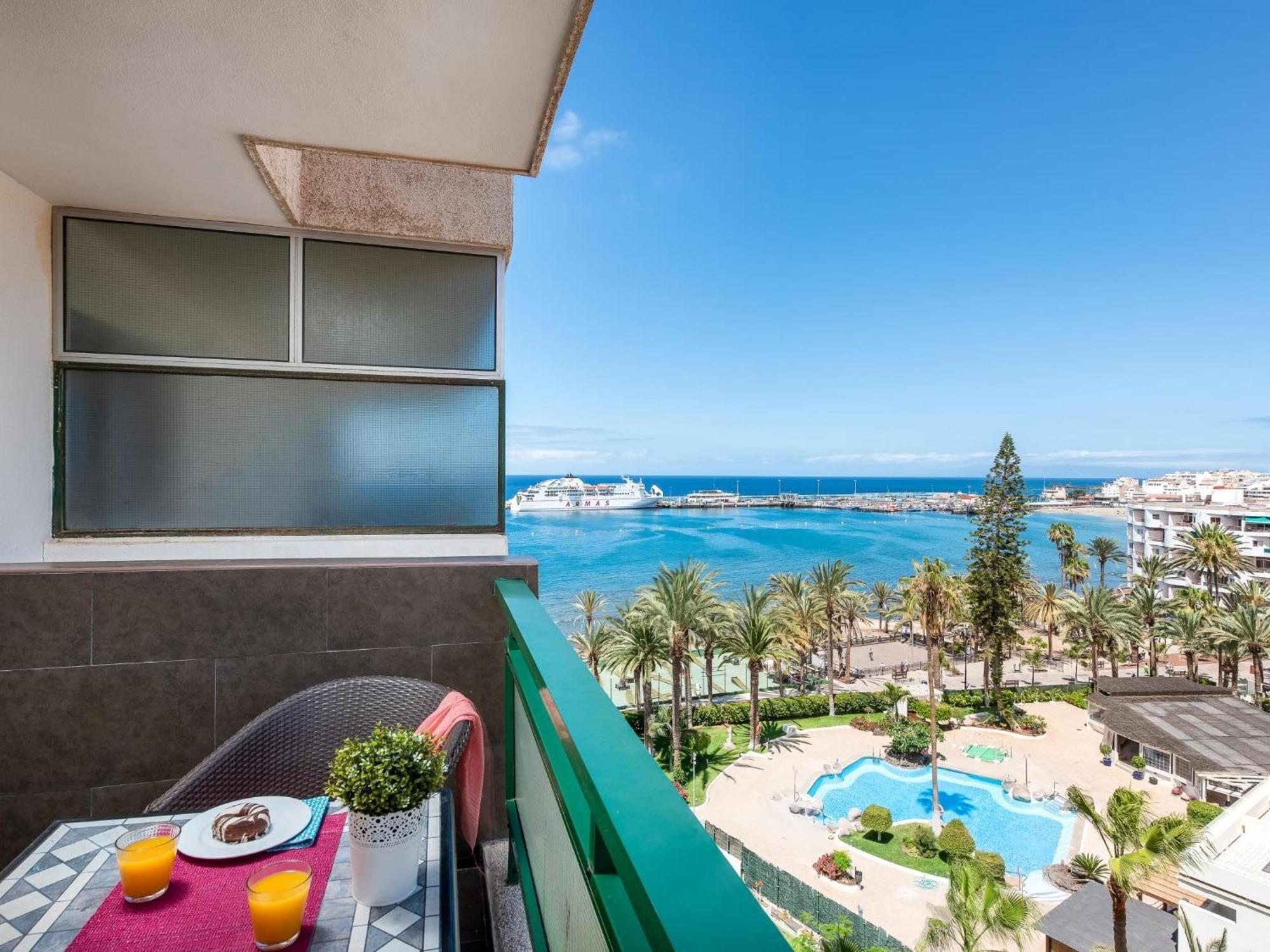 603 Comodoro Studio Beach Front Los Cristianos  Esterno foto